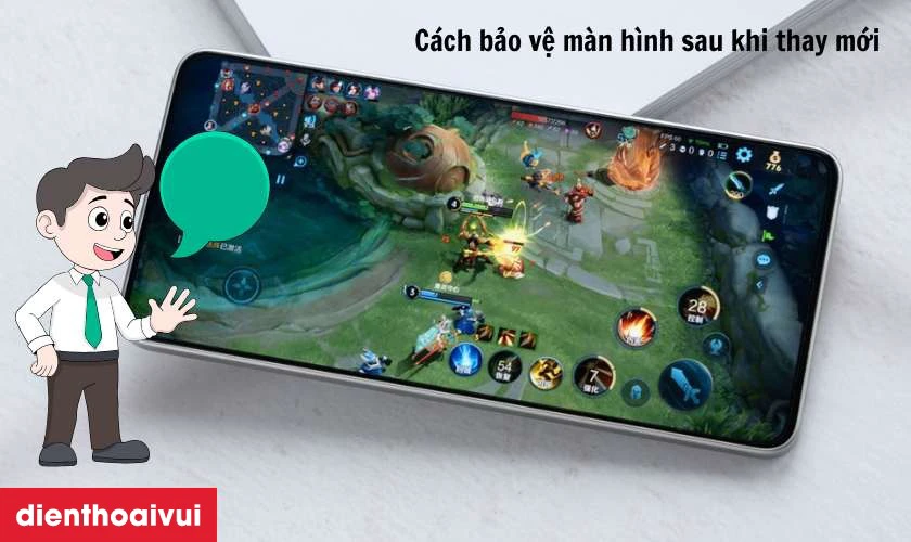 C&aacute;ch bảo vệ m&agrave;n h&igrave;nh Xiaomi Redmi Turbo 4 sau khi thay mới
