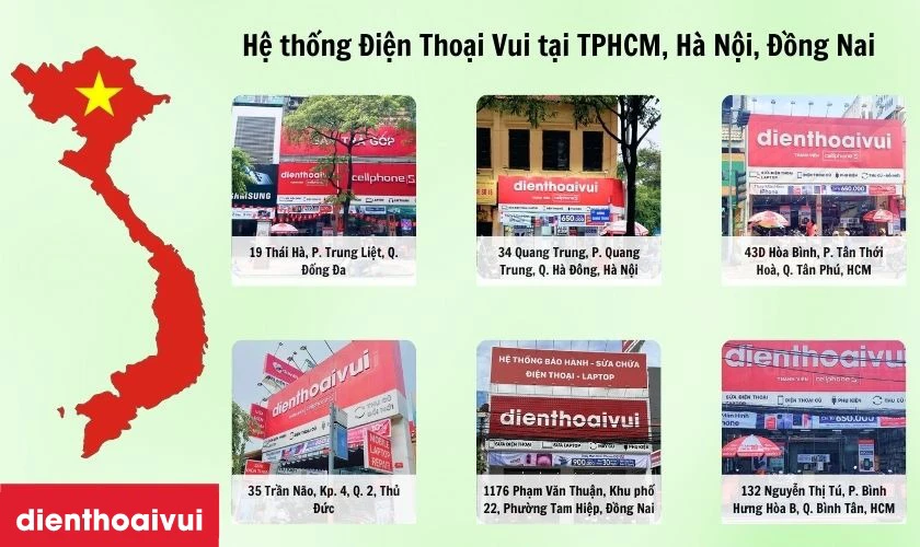 Địa chỉ thay m&agrave;n h&igrave;nh uy t&iacute;n tại TPHCM, H&agrave; Nội, Đồng Nai