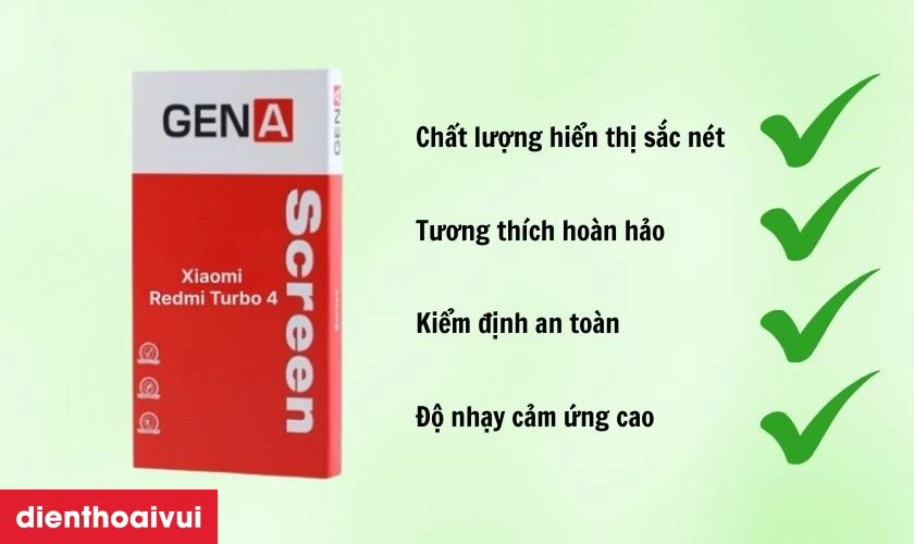 Đặc điểm nổi bật của m&agrave;n h&igrave;nh GENA loại Pro