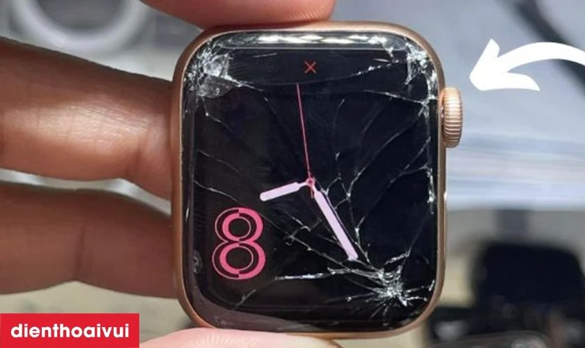 Dấu hiệu cần thay n&uacute;t xoay Digital Crown Apple Watch