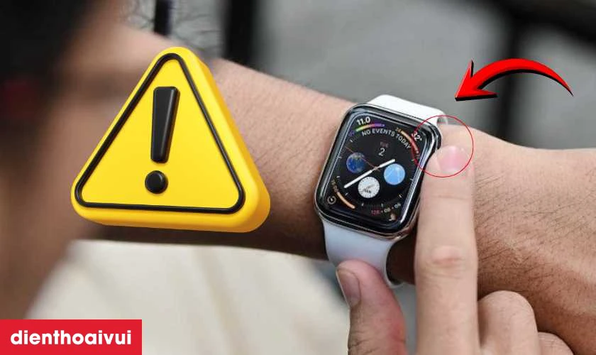 Dấu hiệu cần thay n&uacute;t xoay Digital Crown Apple Watch Series 5 44mm loại A+