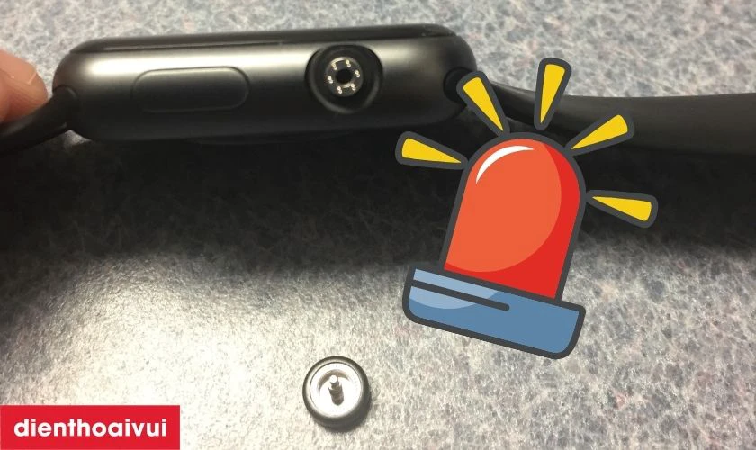 Dấu hiệu cần thay n&uacute;t xoay Digital Crown Apple Watch Series SE 44mm loại A+