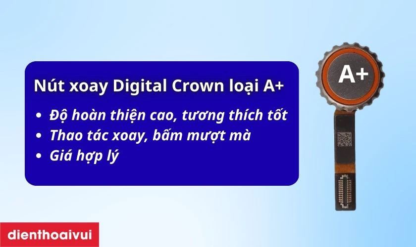 C&oacute; n&ecirc;n thay n&uacute;t xoay Digital Crown Apple Watch loại A+ kh&ocirc;ng?