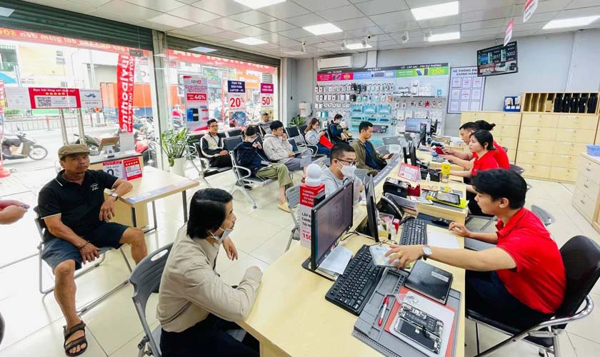 Cửa hàng sửa chữa, thay thế linh kiện laptop uy tín tại Long Biên