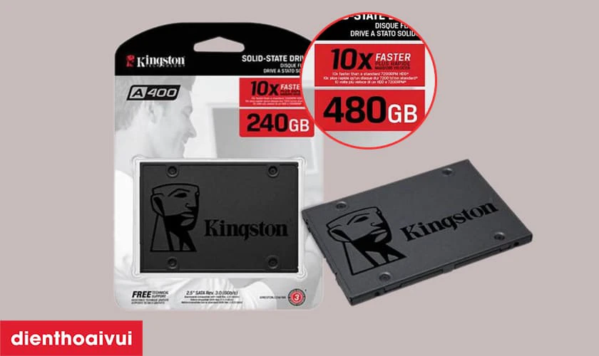 Ổ cứng SSD Kingston 480GB SA400 SATA có tốt để thay không