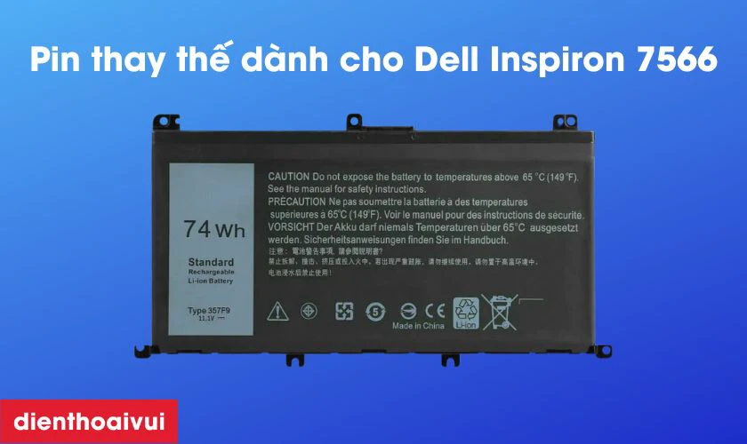 Pin linh kiện thay cho Dell cũng là lựa chọn tốt khi chọn dòng uy tín