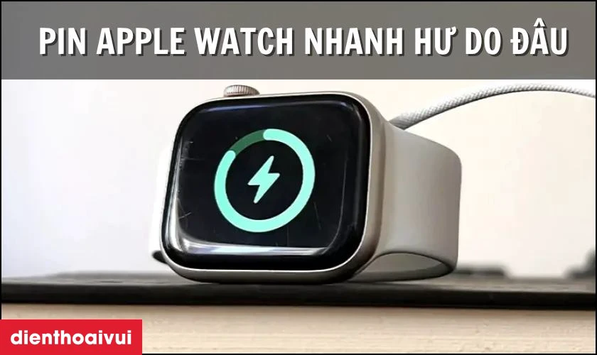 Nguyên nhân pin Apple Watch Series SE 2022 40mm nhanh chai