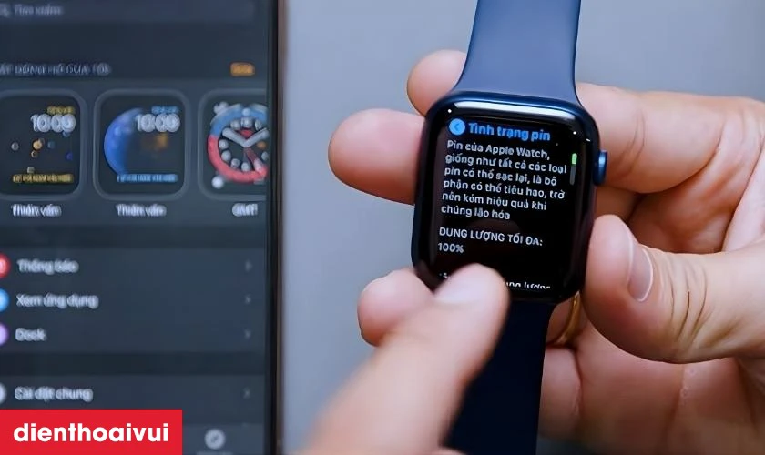 Dấu hiệu bạn cần thay pin Apple Watch Series SE 2022 mm