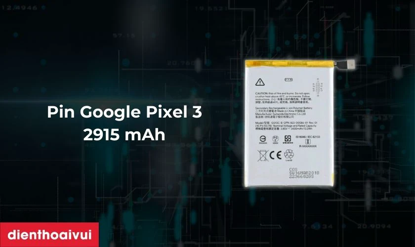 Đánh giá pin điện thoại Google Pixel 3