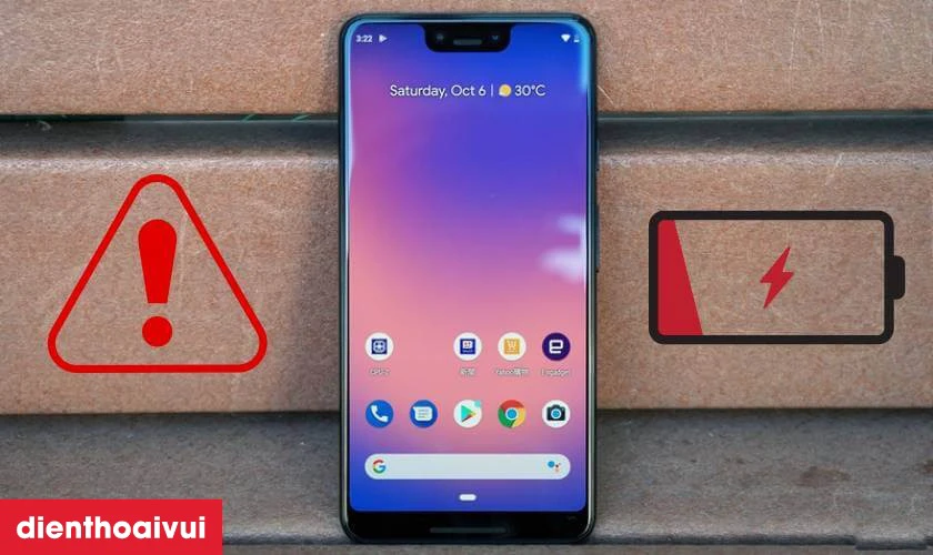 Nguy&ecirc;n nh&acirc;n khiến pin Google Pixel 3 XL bị chai