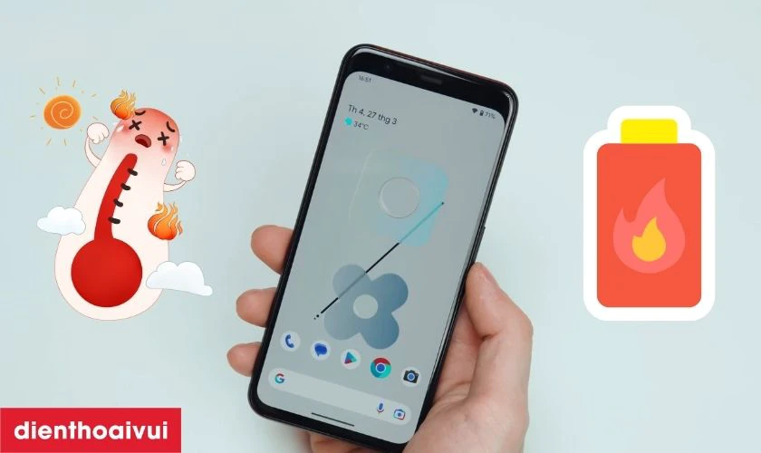 Nguyên nhân pin Google Pixel 4 bị chai phồng