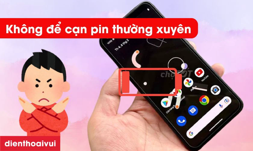 C&aacute;ch sạc pin đ&uacute;ng c&aacute;ch sau khi thay pin