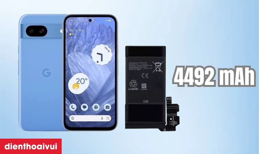 Đ&aacute;nh gi&aacute; pin Google Pixel 8a