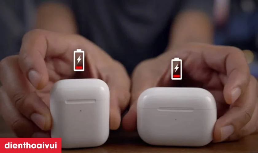 Khi nào cần thay pin hộp đựng tai nghe Airpods
