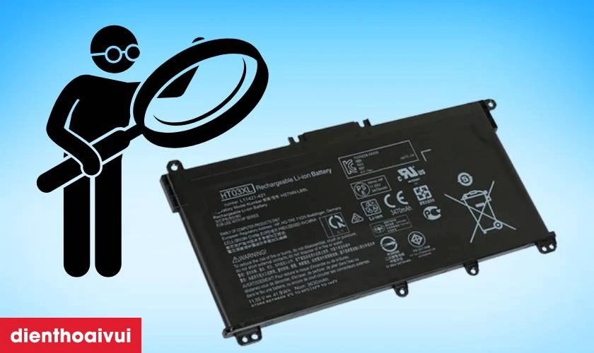 Cách kiểm tra pin laptop HP Pavilion 14 AL chính hãng