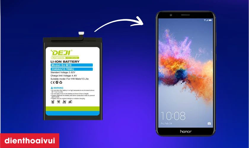 Pin Huawei Honor 7X chính hãng Deji là gì?