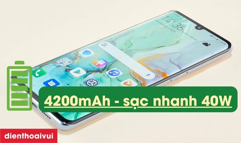 Đ&aacute;nh gi&aacute; pin Huawei P30 Pro