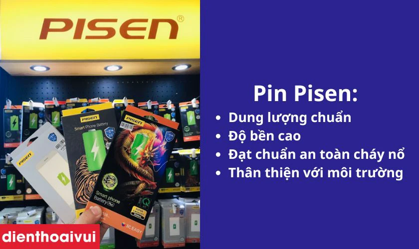 Pin Pisen là gì? Có nên thay pin iPad chính hãng Pisen?