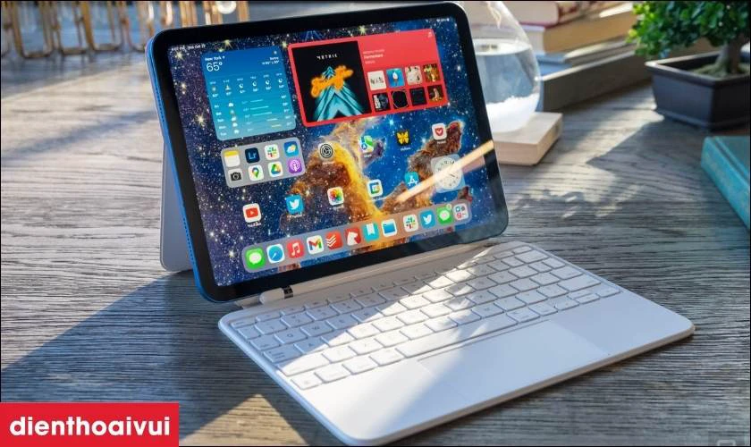 iPad Gen 10 sở hữu tấm nền Retina IPS LCD với độ phân giải cao