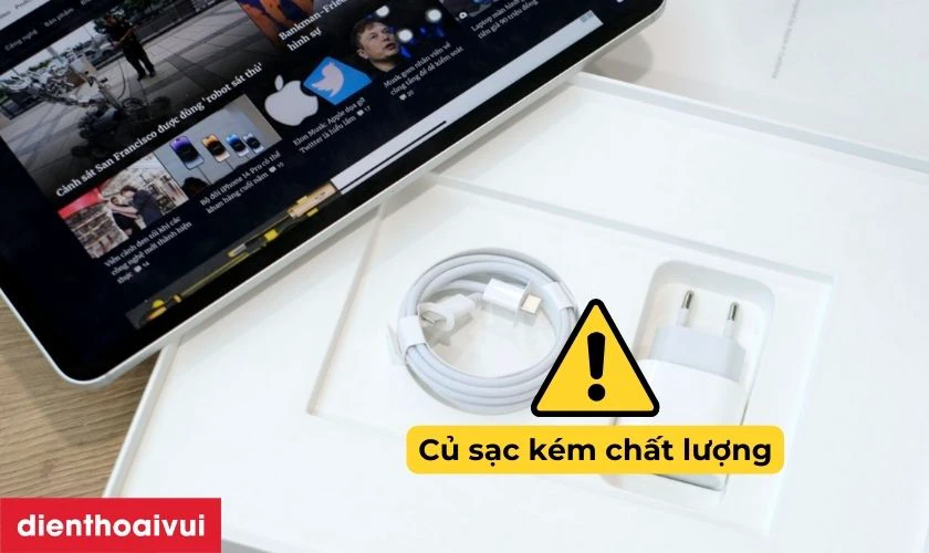 Nguyên nhân pin iPad Gen 8 2020 bị chai phồng và hư hỏng