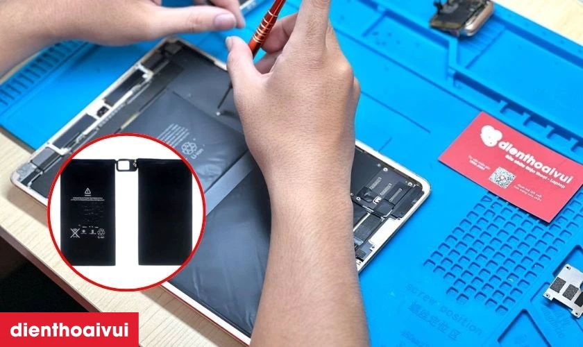 Thay pin Vmas cho iPad Pro M4 11 2024 đảm bảo tương thích và hiệu suất