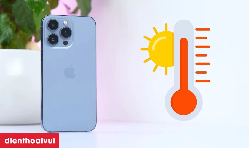 Sử dụng điện thoại trong điều kiện nhiệt độ cao lâu ngày nhanh hư pin