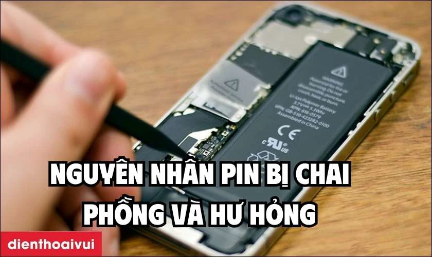 Nguyên nhân pin iPhone 13 Pro Max bị chai phòng và hư hỏng