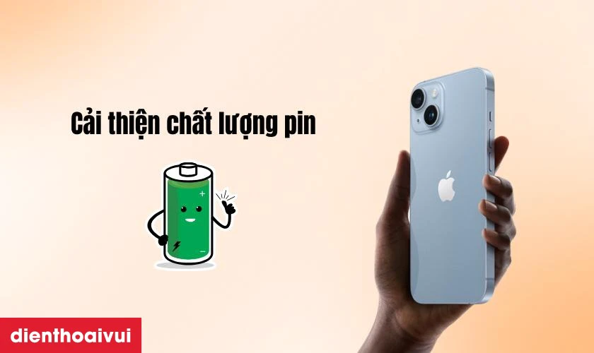 Có nên thay pin iPhone 14 dung lượng siêu cao chính hãng Vmas không