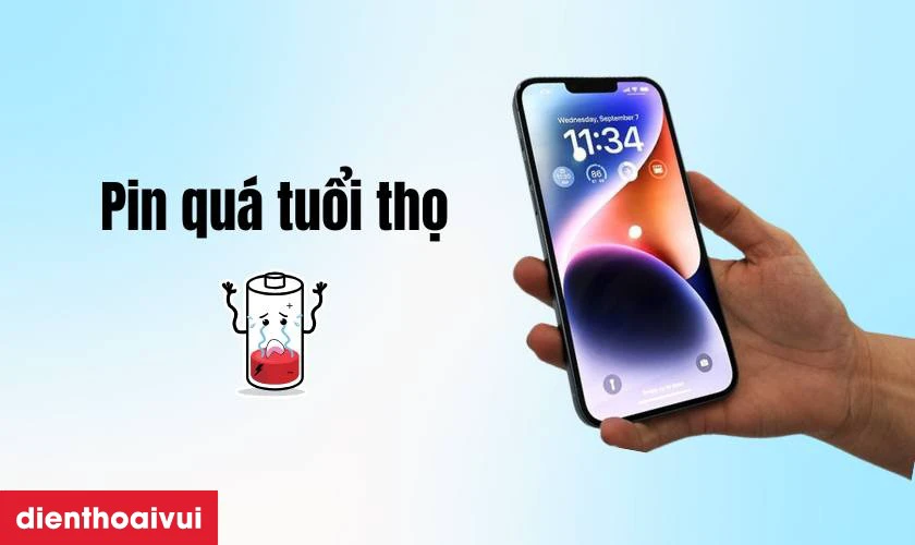 Pin đã quá tuổi thọ sử dụng