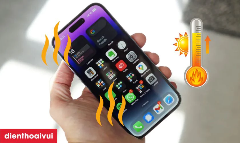 Môi trường sử dụng không phù hợp (quá nóng hoặc quá lạnh)