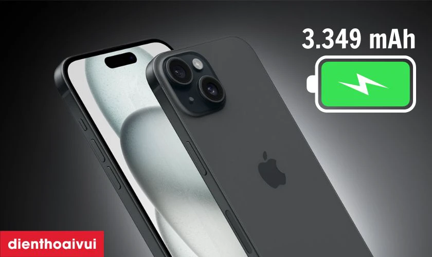 Dung lượng PIN iPhone 15 được nâng cấp đến 3.349 mAh