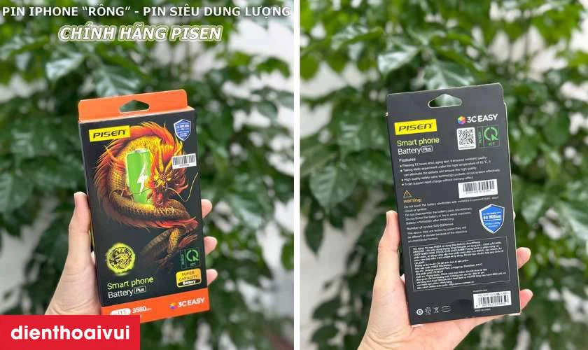 Pin Pisen thay cho iPhone 15 có tốt không?