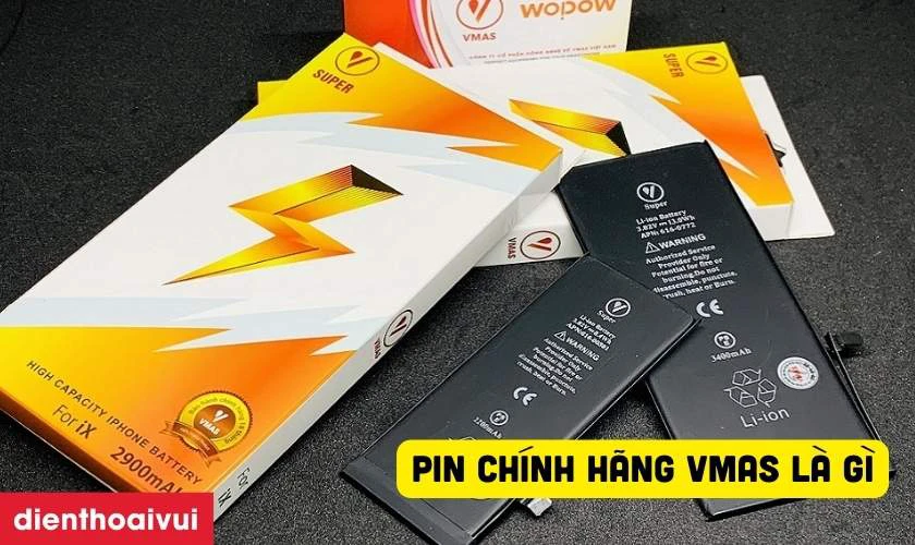 Pin iPhone 15 Pro Max chính hãng Vmas là gì?