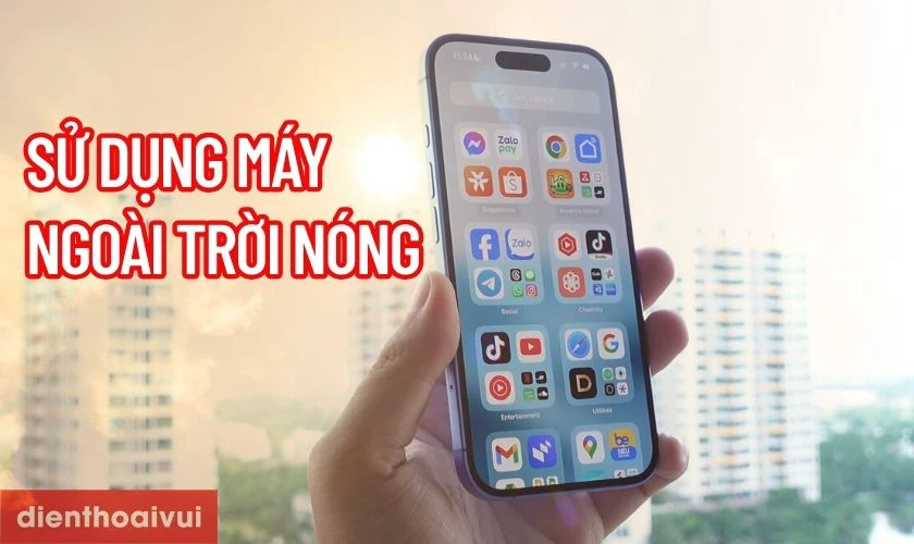 Môi trường quá nóng có thể ảnh hưởng nghiêm trọng đến pin iPhone 16