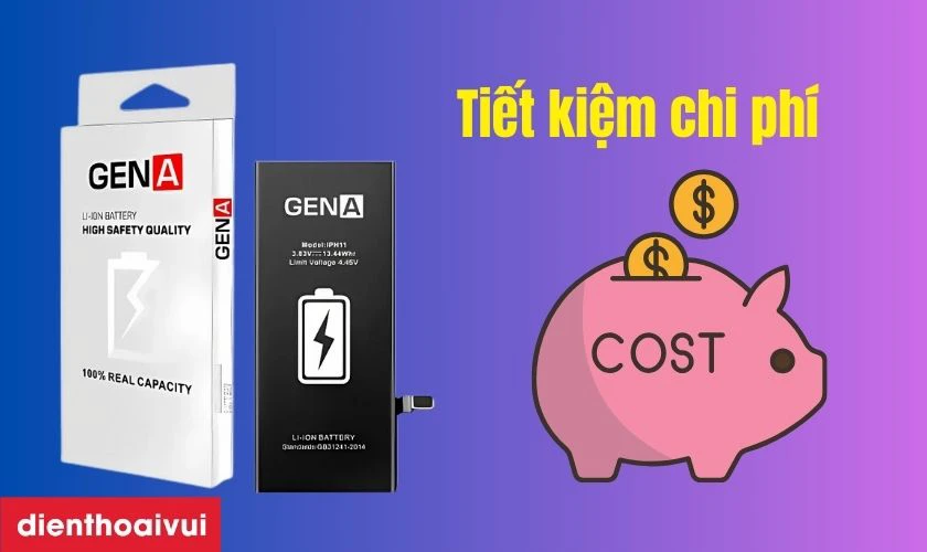 Có nên thay pin iPhone 16 dung lượng siêu cao GENA không?