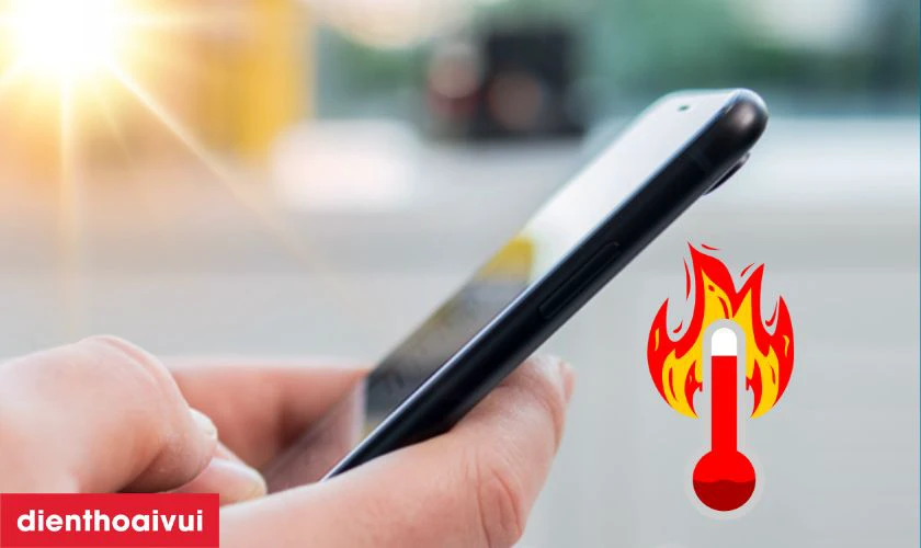 Sử dụng điện thoại ở môi trường nhiệt độ quá cao cũng có thể ảnh hưởng pin
