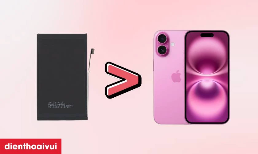 Pin GENA dung lượng siêu cao thay cho iPhone 16 Plus có tốt không