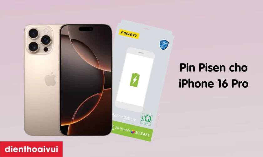 Pin iPhone 16 Pisen