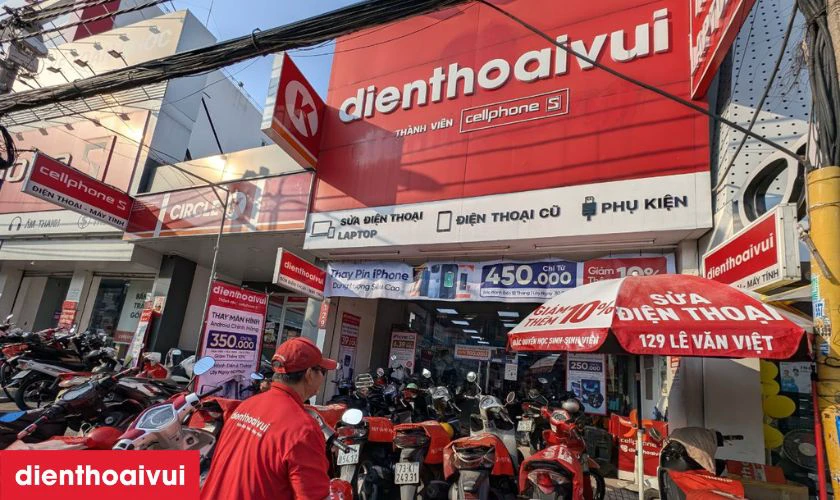 Dịch vụ thay pin iPhone 16 Pro Max chính hãng Pisen lấy liền tại Điện Thoại Vui