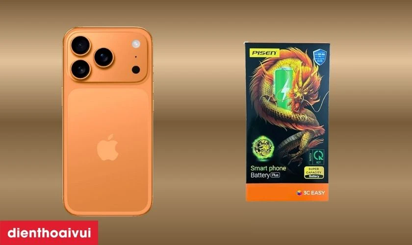 Pin iPhone 17 Pro Pisen