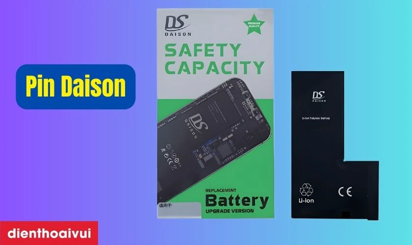 Pin iPhone 17 Pro Max chính hãng Daison