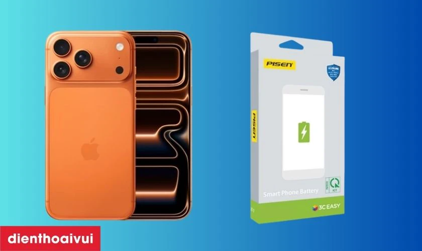 C&oacute; n&ecirc;n thay pin iPhone 17 Pro Max ch&iacute;nh h&atilde;ng Pisen kh&ocirc;ng?
