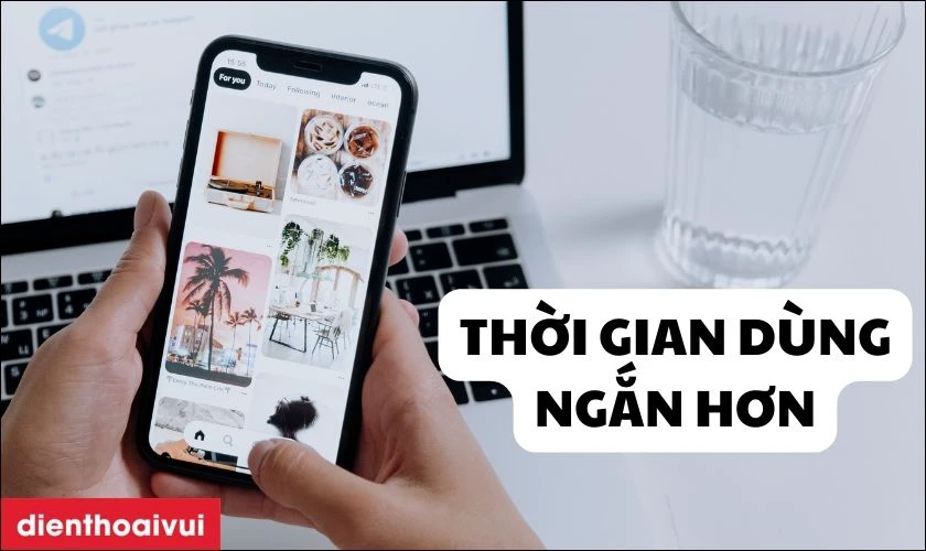 Thời ian sử dụng ngắn hơn bình thường là dấu hiệu pin iPhone bị chai