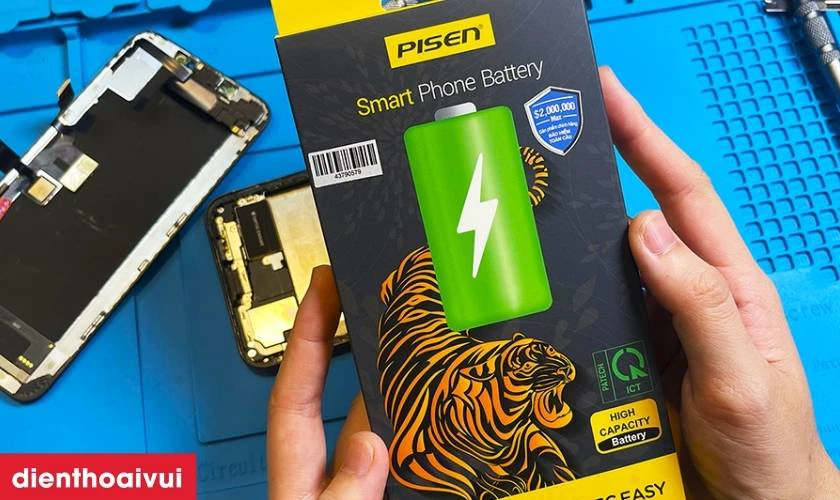 Pin chính hãng Pisen thay cho iPhone XR có tốt không?