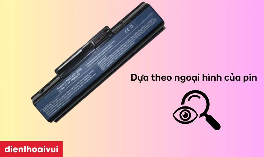 Cách kiểm tra pin laptop Acer Aspire 5335 chính hãng