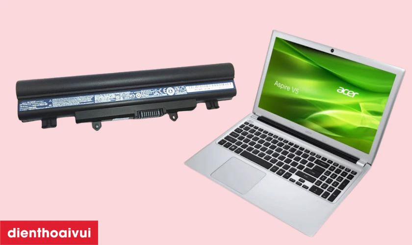 Cách kiểm tra pin laptop Acer Aspire E5-551 chính hãng