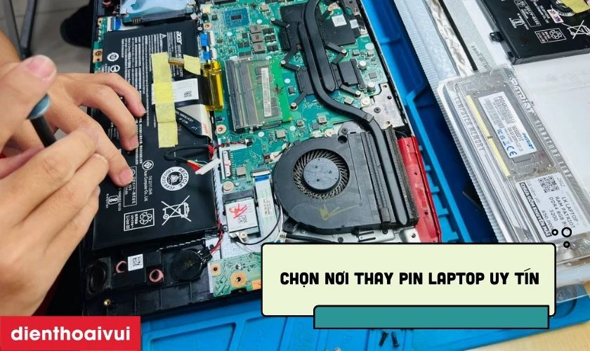 Lưu ý khi thay pin laptop Acer E5-523G