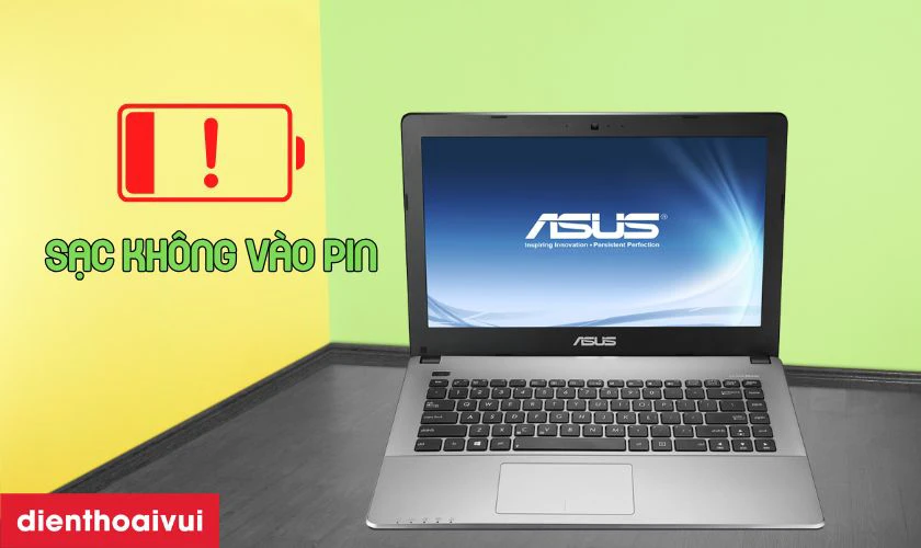 Dấu hiệu laptop Asus X450CA cần thay pin