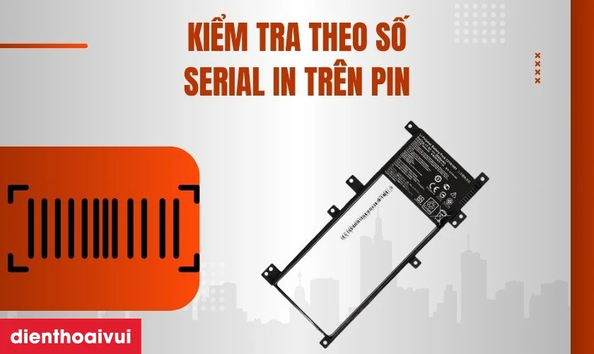Cách kiểm tra pin laptop Asus X455L chính hãng