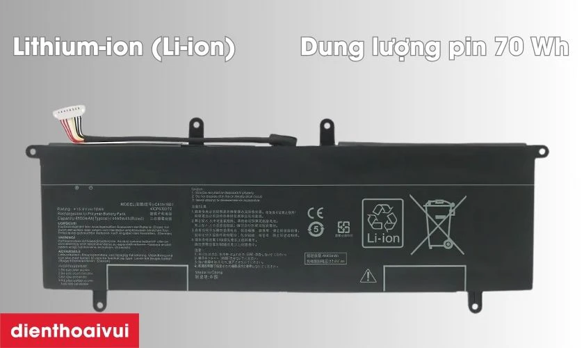 Giới thiệu về pin laptop Asus Zenbook Duo UX481